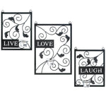 Live Laugh Love Candle Sconce Set