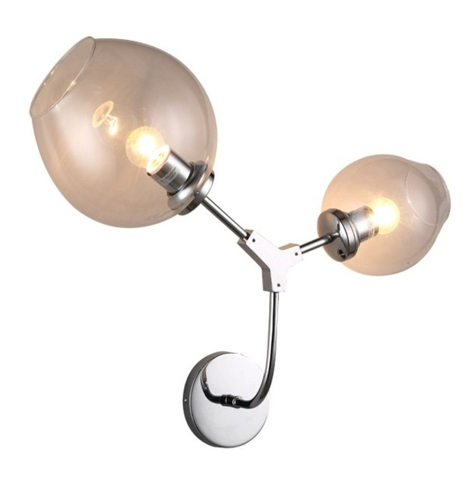 2-Globe Bubble Wall Lamp.