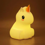 Unicorn Night Light Nursery Lamp