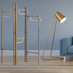 Contemporary Scandinavian Style Three Panel Room Divider Screen