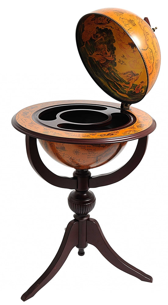 26" x 26" x 45" Globe Bar  3 Legs