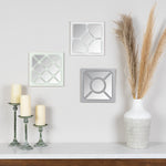 Set of 3 Geometric Wall Mirrors