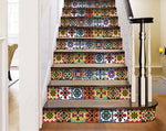 5" x 5" Festival Brights Mosaic Peel and Stick Removable Tiles