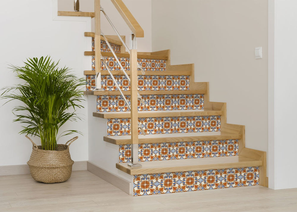 7" X 7" Queen Mosaic Removable  Peel and Stick Tiles
