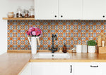 7" X 7" Queen Mosaic Removable  Peel and Stick Tiles
