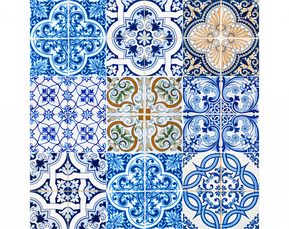 5" X 5" Dianna Mutli Mosaic Peel and Stick Tiles