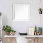 Square Wall Mounted Clear Mirror