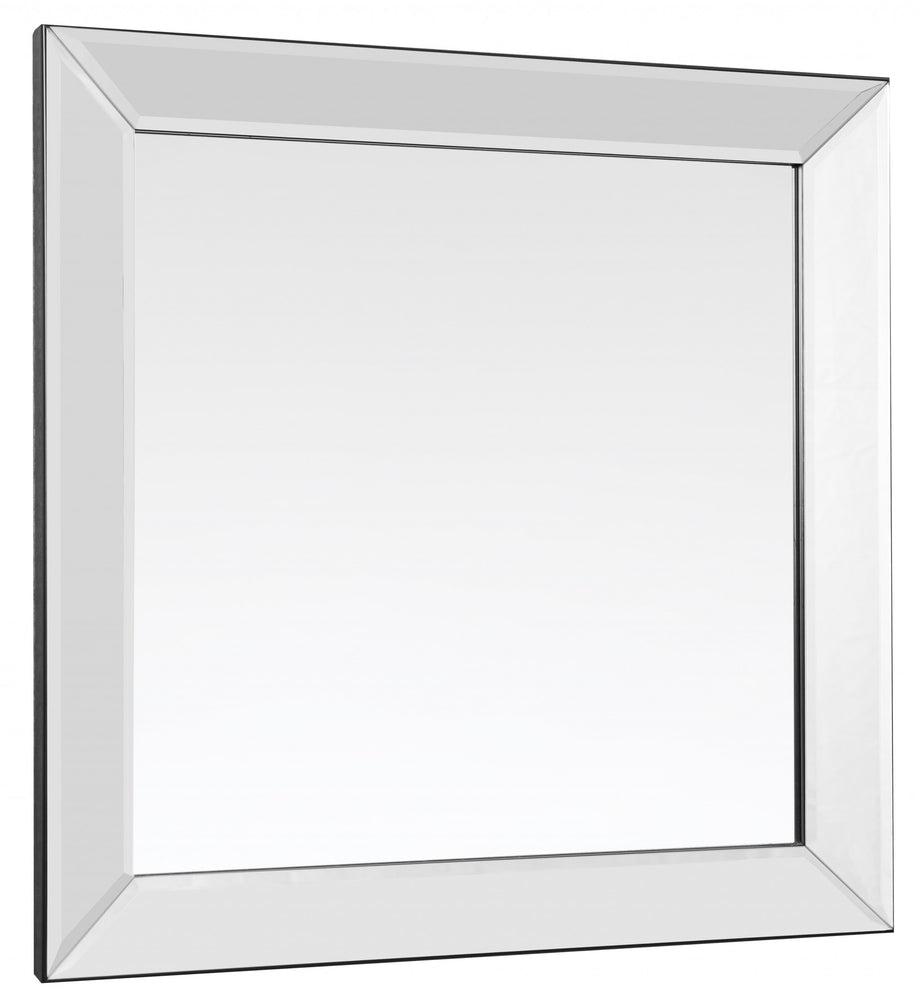 Square Wall Mounted Clear Mirror