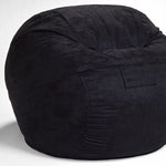 Classic Cozy Black Bean Bag Chair