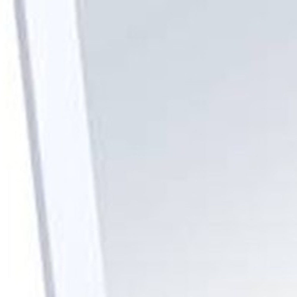 Crisp White Full Length Standing Mirror