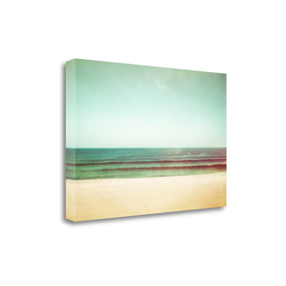 26"  Serene Bridge on a Lake Giclee Wrap Canvas Wall Art
