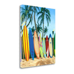 26" Bright and Fun Surfboards Gallery Wrap Canvas Wall Art