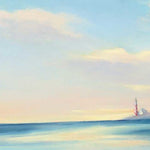 39" Peaceful Ocean Sunset View 3 Giclee Wrap Canvas Wall