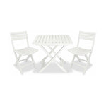 Table set with 2 chairs IPAE Progarden Camping Set polypropylene