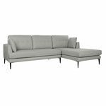 Chaise Lounge Sofa DKD Home Décor Grey Polyester Metal