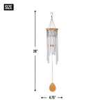 Classic Aluminum Waterfall Wind Chimes - 28 inches