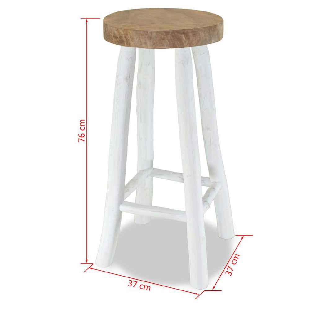 Bar Stool Solid Teak Wood.