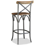 Bar Stool Solid Mango Wood.