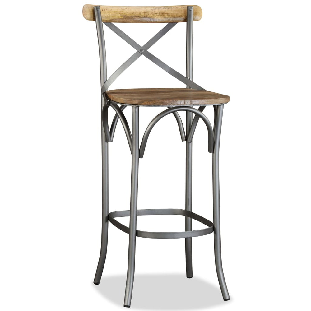 Bar Stool Solid Mango Wood.