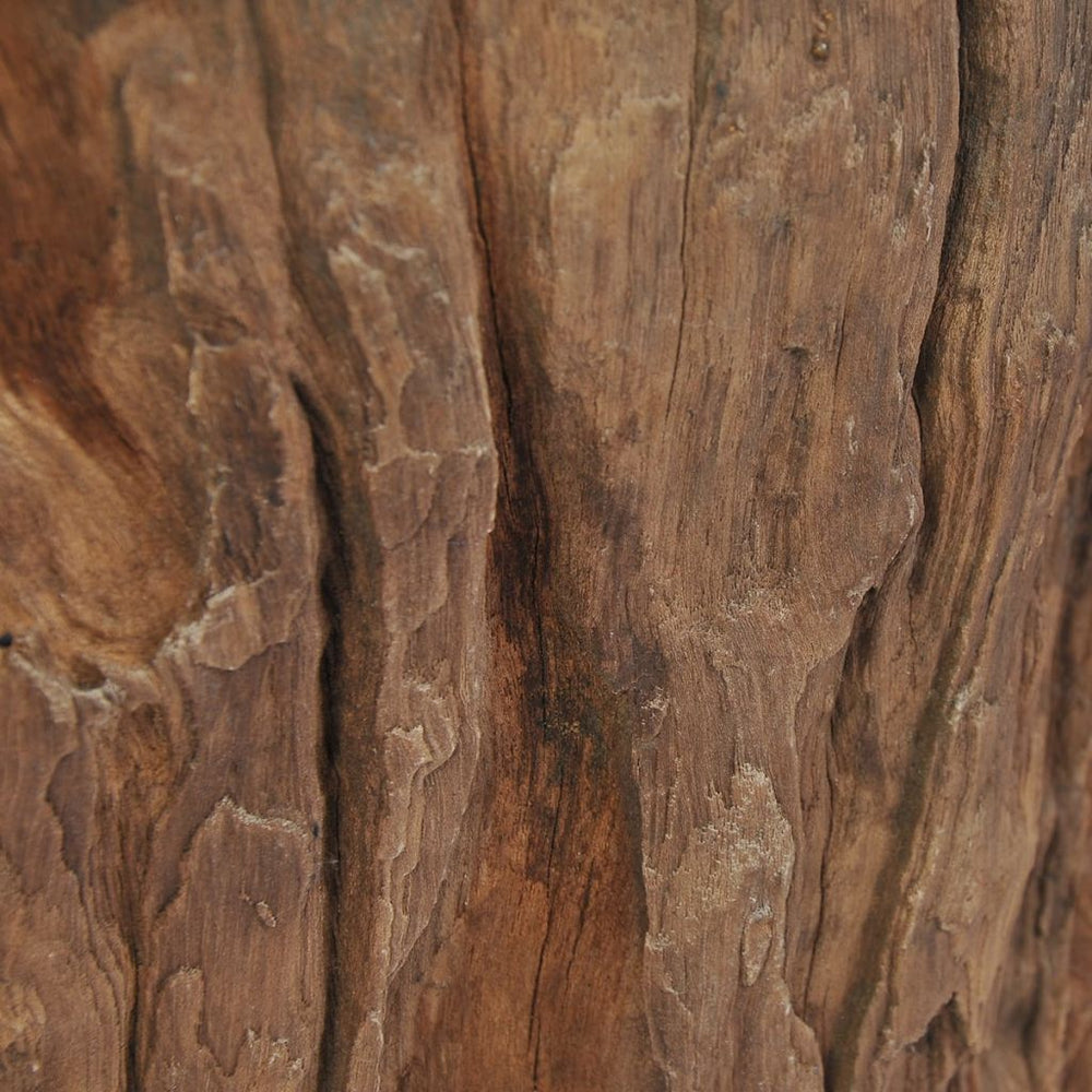Coffee Table Teak Glass 19.7"x15.7".