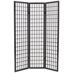 vidaXL Folding Room Divider Japanese Style Screen 3/4/5/6-Panel Multi Colors
