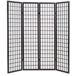 vidaXL Folding Room Divider Japanese Style Screen 3/4/5/6-Panel Multi Colors