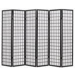 vidaXL Folding Room Divider Japanese Style Screen 3/4/5/6-Panel Multi Colors
