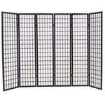 vidaXL Folding Room Divider Japanese Style Screen 3/4/5/6-Panel Multi Colors