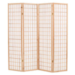 vidaXL Folding Room Divider Japanese Style Screen 3/4/5/6-Panel Multi Colors