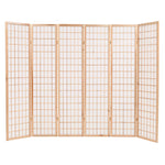 vidaXL Folding Room Divider Japanese Style Screen 3/4/5/6-Panel Multi Colors
