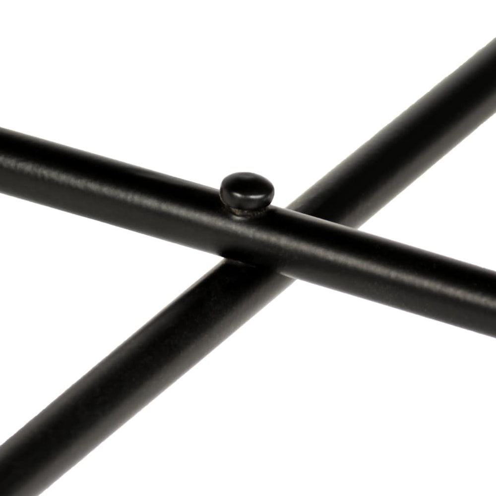 Table Set 2 Pieces Brass-covered MDF.