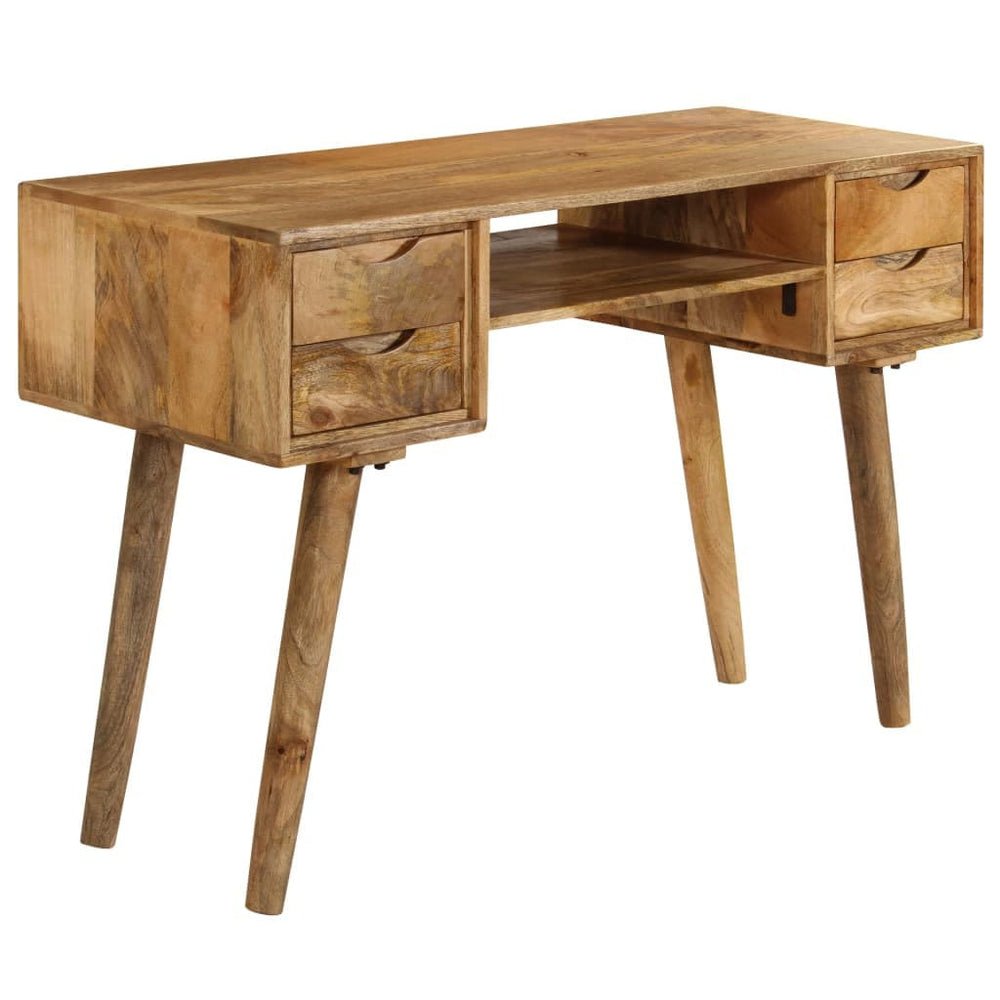 Writing Desk Solid Mango Wood 45.3"x18.5"x30".