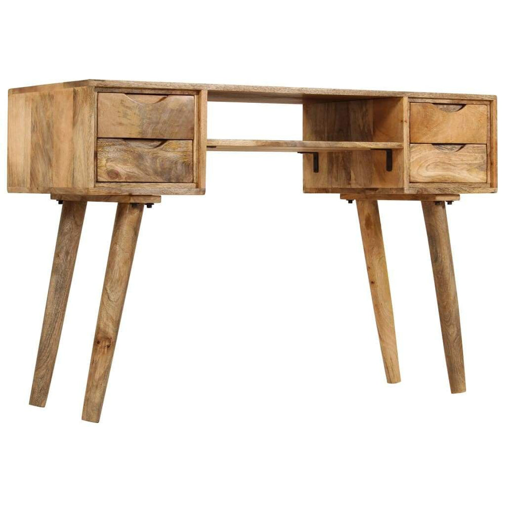 Writing Desk Solid Mango Wood 45.3"x18.5"x30".