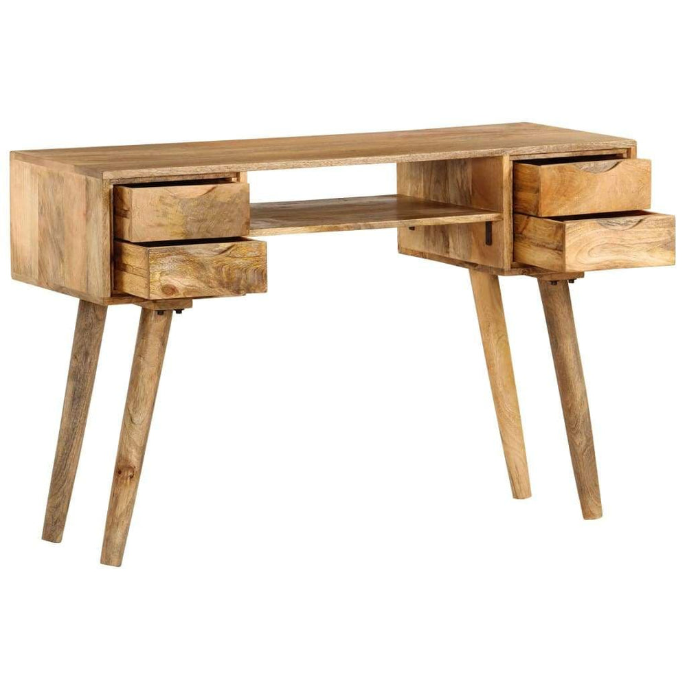 Writing Desk Solid Mango Wood 45.3"x18.5"x30".