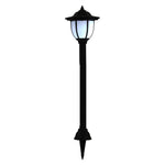 vidaXL 3/6x Outdoor Solar Lamps LED Black Garden Patio Path Lighting Wall Roof