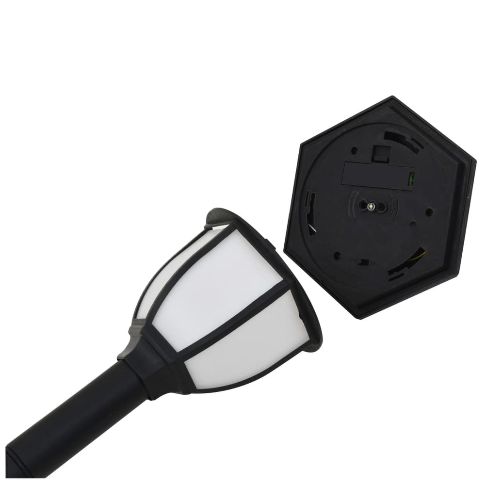 vidaXL 3/6x Outdoor Solar Lamps LED Black Garden Patio Path Lighting Wall Roof
