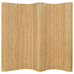 vidaXL Room Divider Bamboo 98.4"x65" Natural