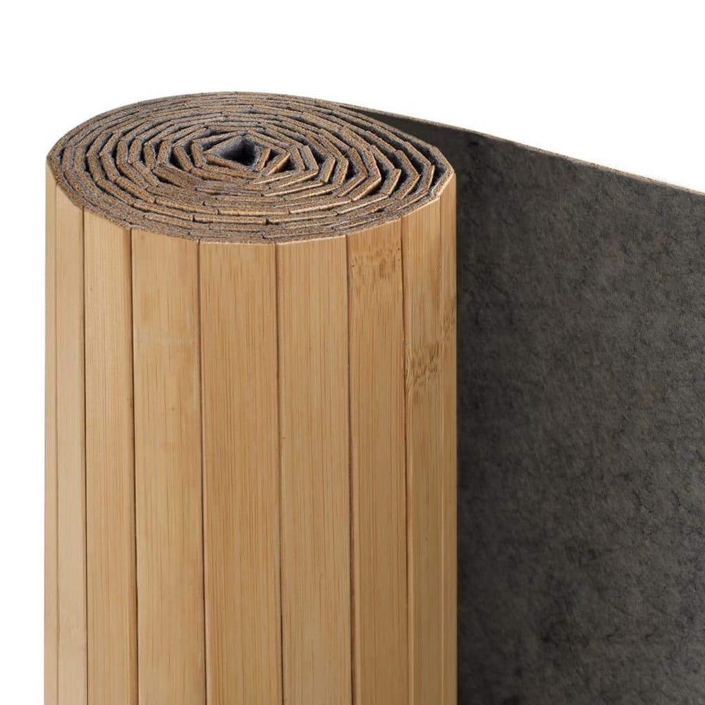 vidaXL Room Divider Bamboo 98.4"x65" Natural