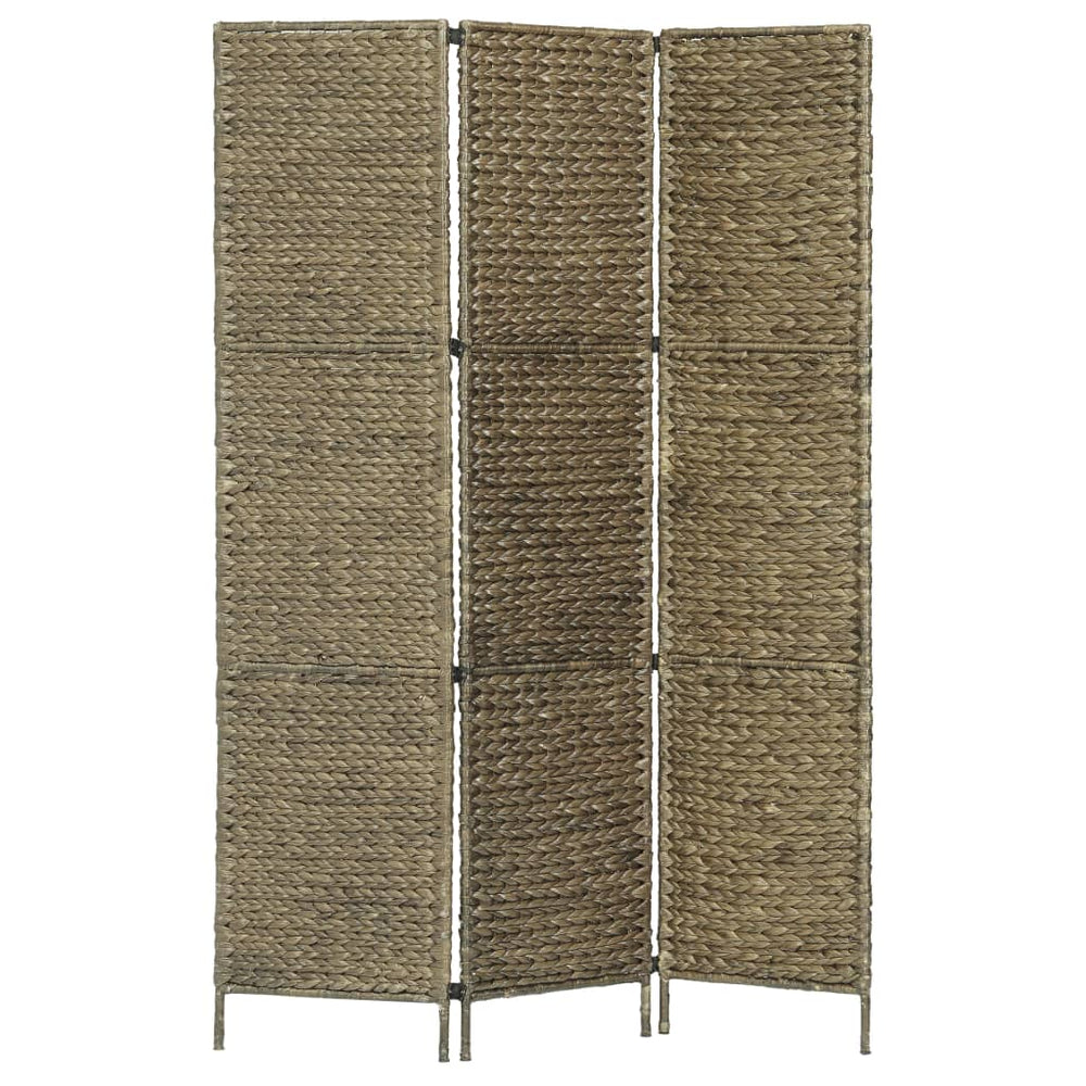 vidaXL 3/4/5-Panel Room Divider Water Hyacinth Privacy Screen Brown/Black