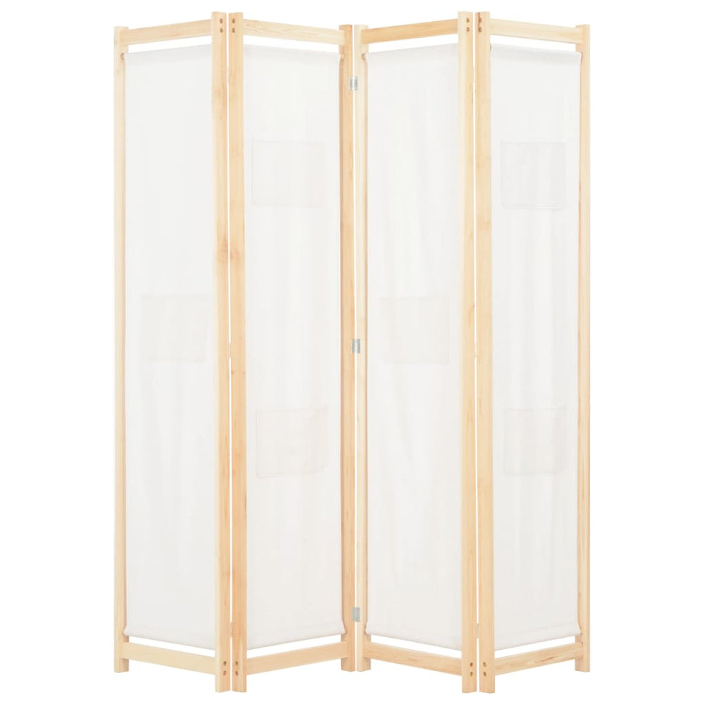vidaXL 3/4/5/6-Panel Room Divider Wooden Frame Privacy Screen Multi Colors