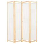 vidaXL 3/4/5/6-Panel Room Divider Wooden Frame Privacy Screen Multi Colors