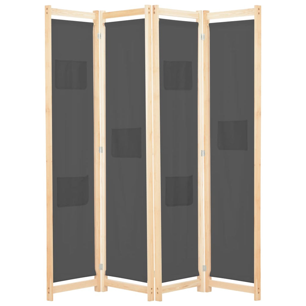 vidaXL 3/4/5/6-Panel Room Divider Wooden Frame Privacy Screen Multi Colors