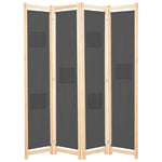 vidaXL 3/4/5/6-Panel Room Divider Wooden Frame Privacy Screen Multi Colors