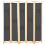 vidaXL 3/4/5/6-Panel Room Divider Wooden Frame Privacy Screen Multi Colors