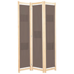 vidaXL 3/4/5/6-Panel Room Divider Wooden Frame Privacy Screen Multi Colors