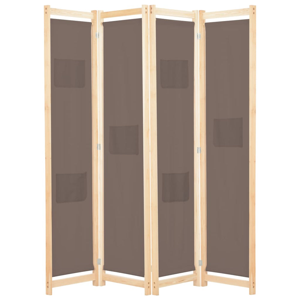 vidaXL 3/4/5/6-Panel Room Divider Wooden Frame Privacy Screen Multi Colors