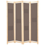 vidaXL 3/4/5/6-Panel Room Divider Wooden Frame Privacy Screen Multi Colors
