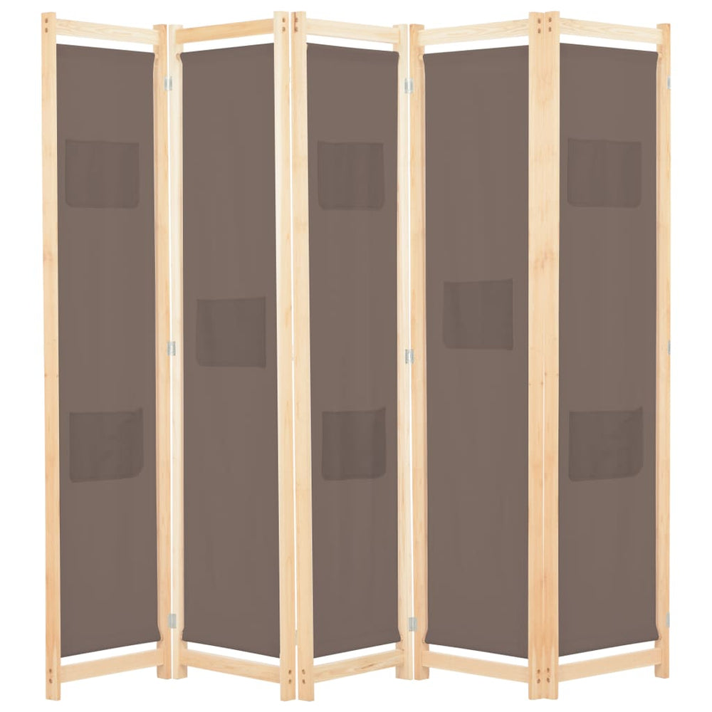 vidaXL 3/4/5/6-Panel Room Divider Wooden Frame Privacy Screen Multi Colors