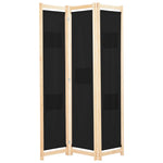 vidaXL 3/4/5/6-Panel Room Divider Wooden Frame Privacy Screen Multi Colors