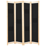 vidaXL 3/4/5/6-Panel Room Divider Wooden Frame Privacy Screen Multi Colors